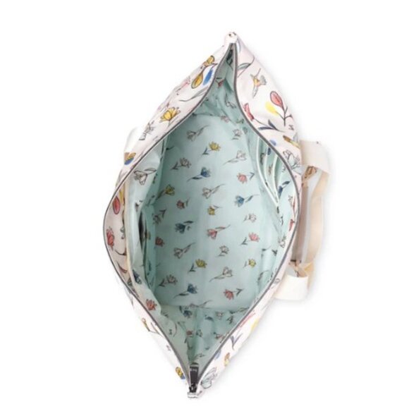 Lug Ferry XL Expandable Carry-All Tote Bag Hummingbird Floral - Picture 4 of 13